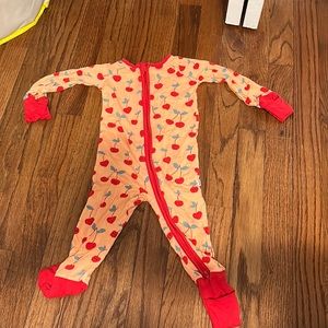 Little Sleepies Cherry Print Zippy